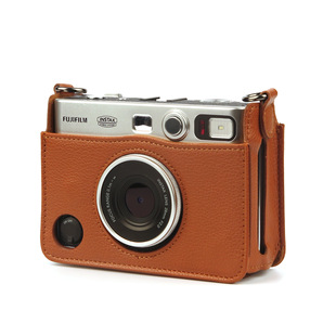 富士instax拍立得 mini evo包收纳相机包便携皮套皮包单肩相机套