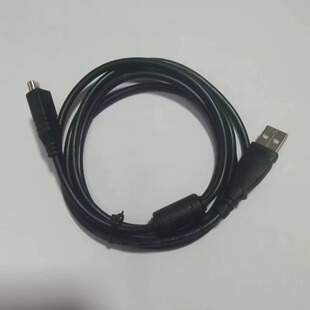 适用于索尼数码摄像机10P半圆口数据线DV相机充电线1.5M加磁环