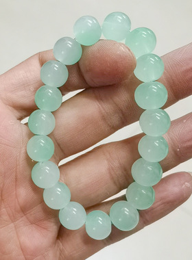 非金属玻璃手链 琉璃冰轻奢女学生水晶绕渐变色指柔手链珠珠手串