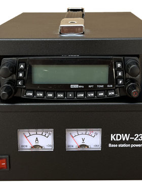 KDW-230A基地台机箱适配TH-7800 TH-9800车台30A电源220v转13.8v