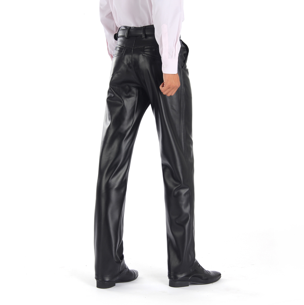 Pantalon cuir homme droit pour automne - Ref 1476752 Image 3