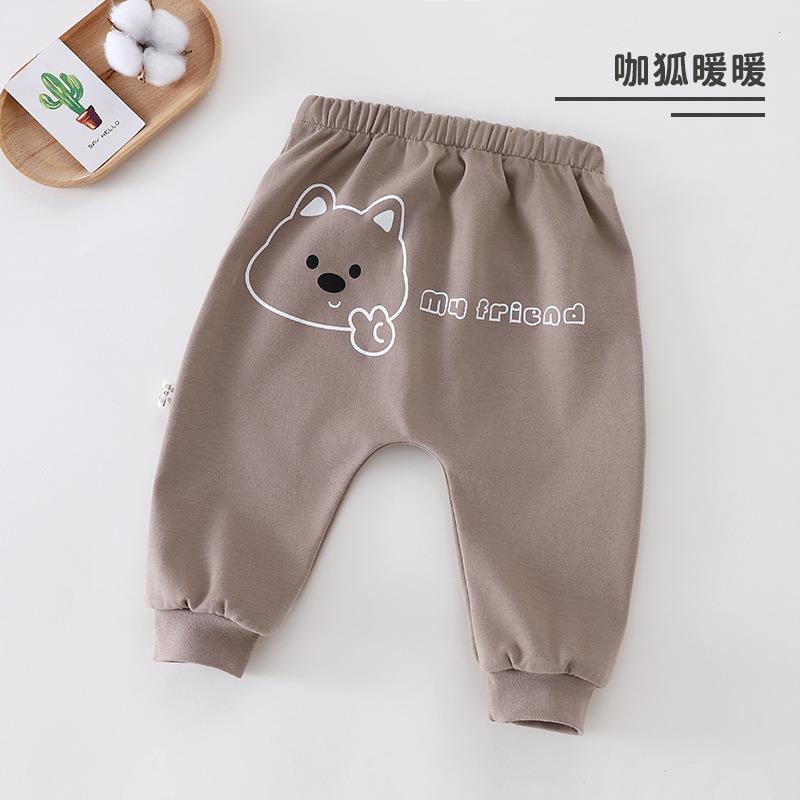 宝宝春秋棉毛大屁屁裤女