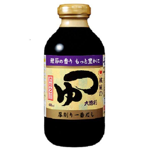 日本进口 桃屋 荞麦面鲣鱼调味汁 面露  超值大瓶装400ml