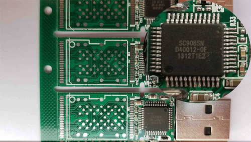 安国方案双贴主控板sc908SN双贴U盘PCB板