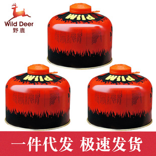 野鹿wild 户外便携式高山气罐扁气罐高寒野炊野营炉头炉具罐230