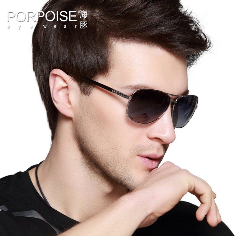 新款海豚太阳眼镜男蛤蟆高清偏光镜潮人经典司机开车驾驶墨镜3315