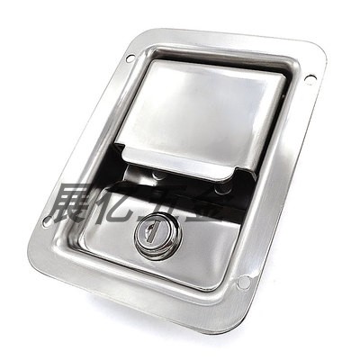 304不锈钢长方盒锁特种车辆嵌入式工业机械设备面板锁柜锁MS858B