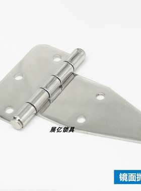 CL115 304不锈钢铁蓝白锌工业机械柜门重型铰链合页平开折叠柜门