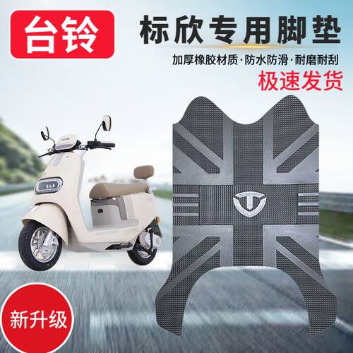 台铃标欣电动车脚垫防水防滑