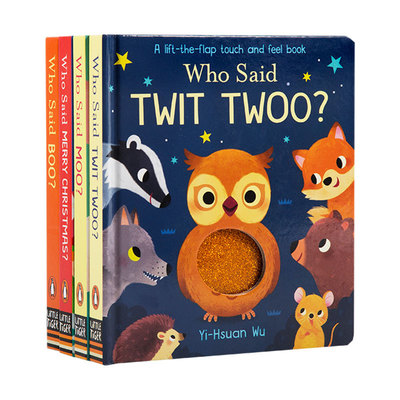 绝版毛毛虫点读Who Said 谁的声音 触摸翻翻书4册小彼恩凯迪克