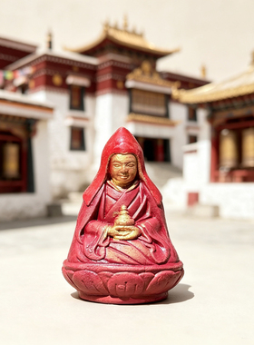 亚青 阿松活F灌顶万僧祝福的亚青朵玛大乐莲师见解脱擦擦像