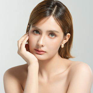 厚重亚光磨花镀金文艺范森女复古VINTAGE欧美风耳夹 无耳洞佩戴