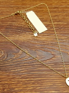 亚光磨花镀金字母I小清新森女文艺范简洁百搭创意复古风小项链