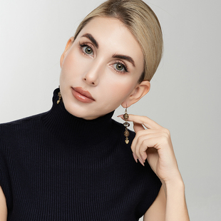 西洋欧美巴洛克异域复古宫廷风古董复刻vintage文艺范耳环耳饰品