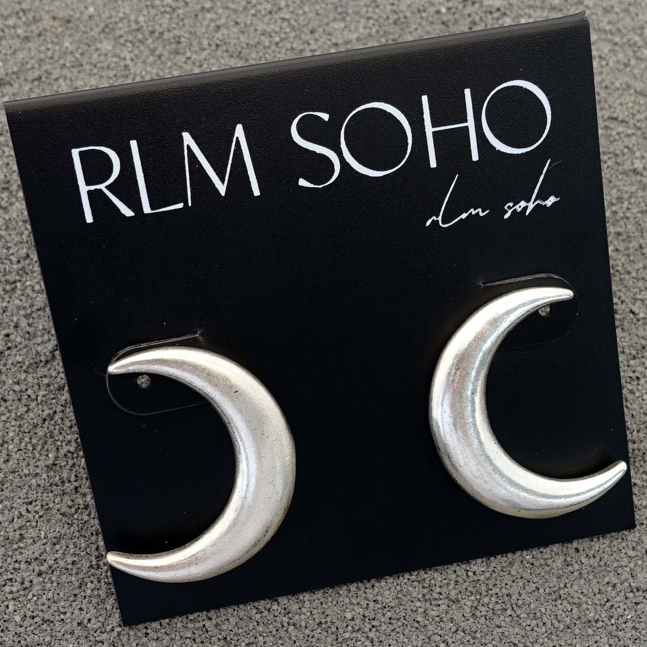 拉睦RLM SOHO西洋欧美风新月造型森女文艺嘻哈朋克摇滚范个性耳钉