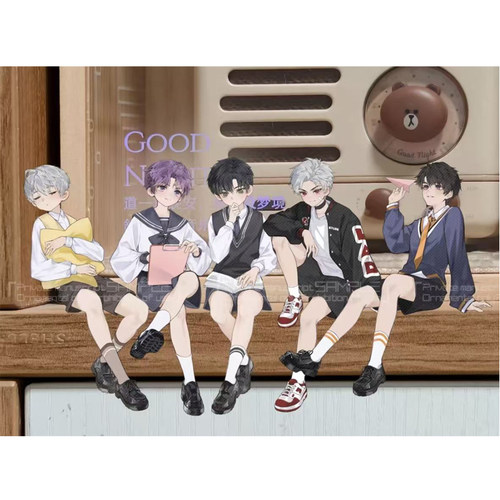 恋与深空周边沈星回秦彻祁煜黎深坐姿立牌可爱亚克力桌面装饰摆件