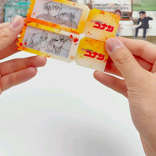 名侦探柯南周边高颜值同人自制服部平次柯南亚克力抽拉小挂件