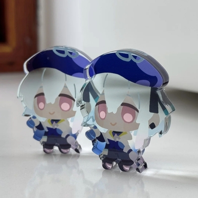 新款明日方舟周边自制水月Q版亚克力小鼻嘎桌面ins风摆件小立牌