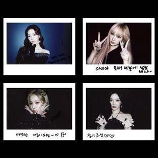 aespa周边卡高颜值金玟庭宁艺卓柳智敏Giselle自制3寸拍立得小卡