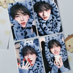 宋亚轩饭制小卡蓝色系列周边单人小卡冬日记忆自印三寸时代少年