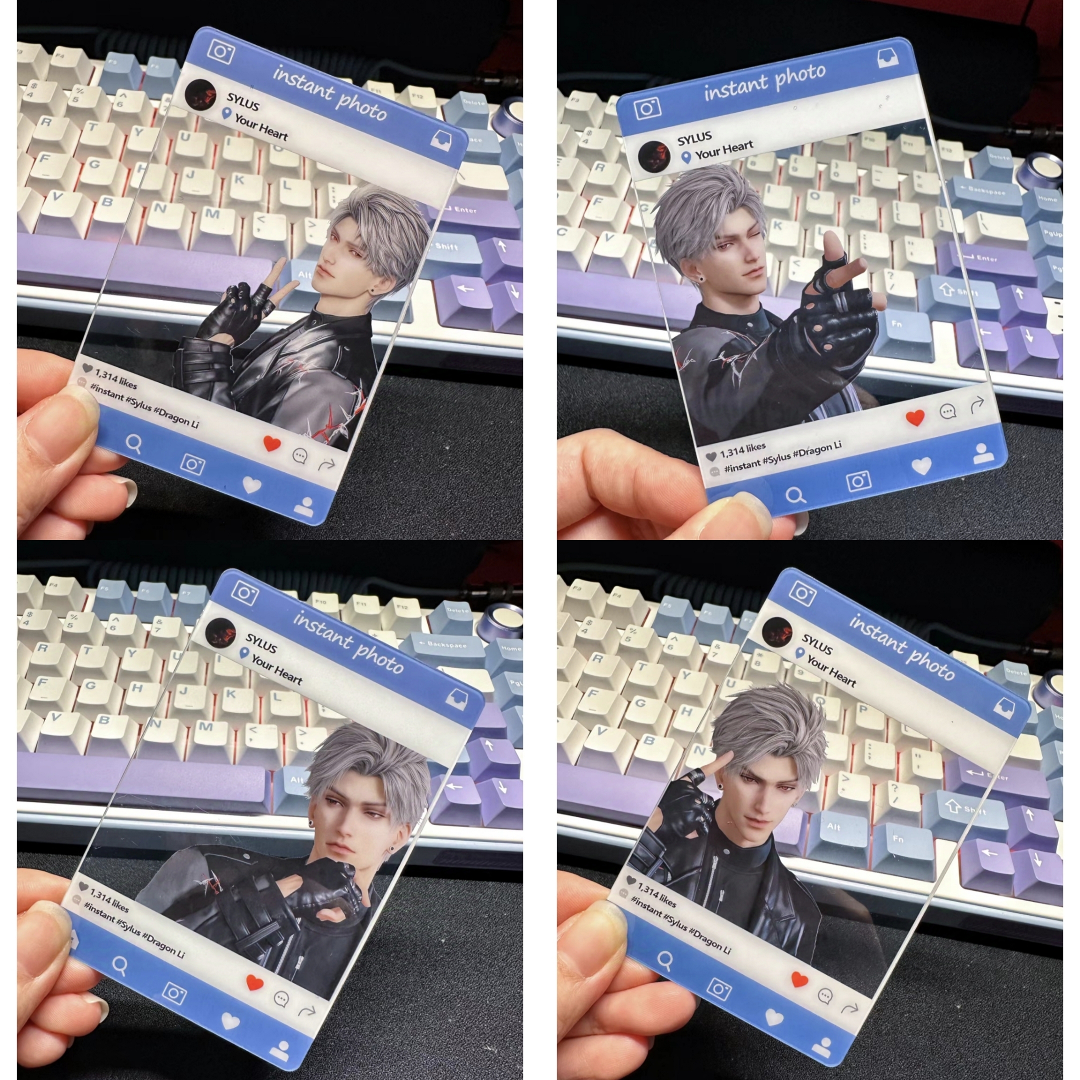 新款恋与深空周边透卡自制秦彻i