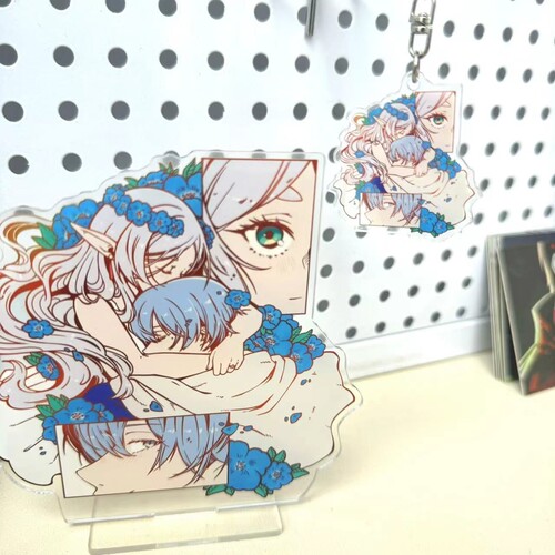 新款葬送的芙莉莲周边芙莉莲辛美尔双人立牌亚克力动漫摆件桌面