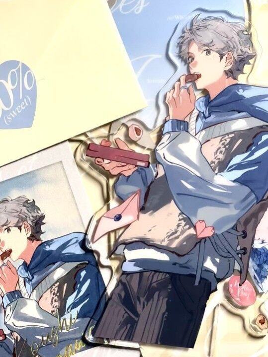 ins风菅原孝支排球少年亚克力立牌立绘人形立牌精美闺蜜礼品可爱