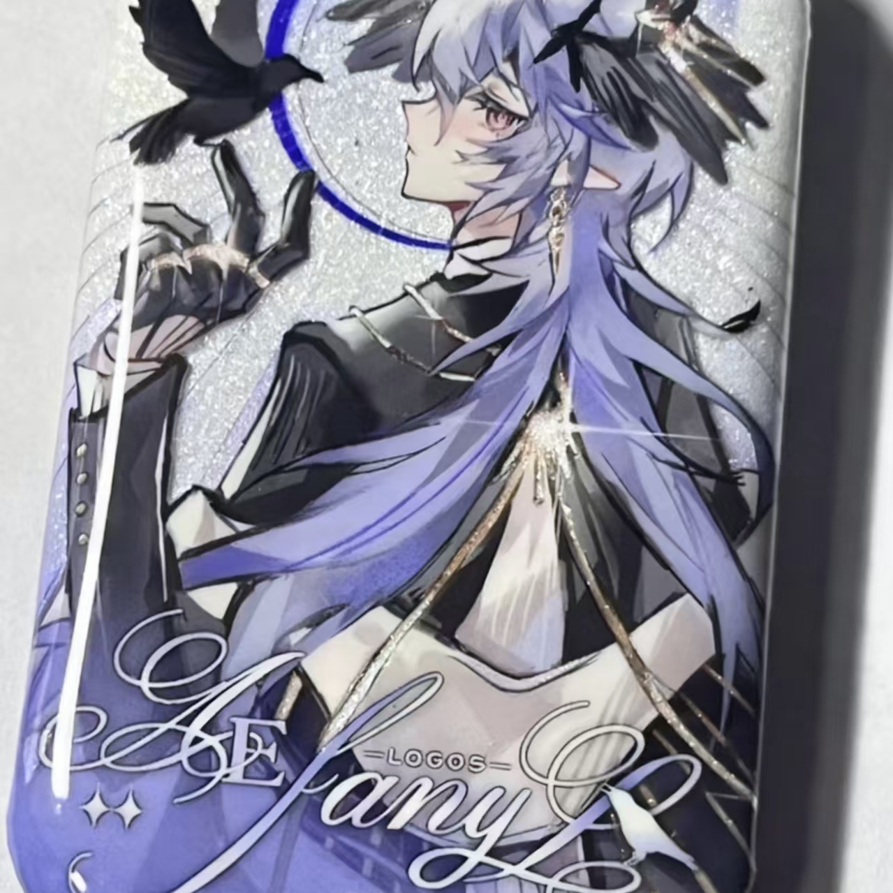 明日方舟周边同人罗格斯自制高颜值长方形双闪吧唧徽章马口铁