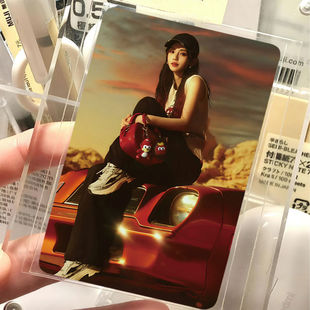 鞠婧祎AVIA代言小卡小鞠饭制周边自印小红书同款生日礼物送女生