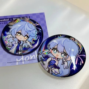 新款星穹游戏周边自制星期日知更鸟ins风Q版58MM吧唧徽章背包装饰