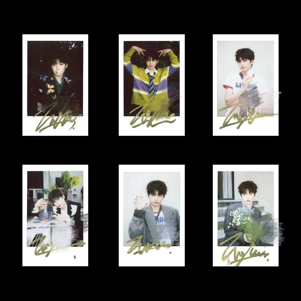 新款梓渝撕拉风拍立得三寸小卡自制卡片收藏礼物签名送朋友收藏卡