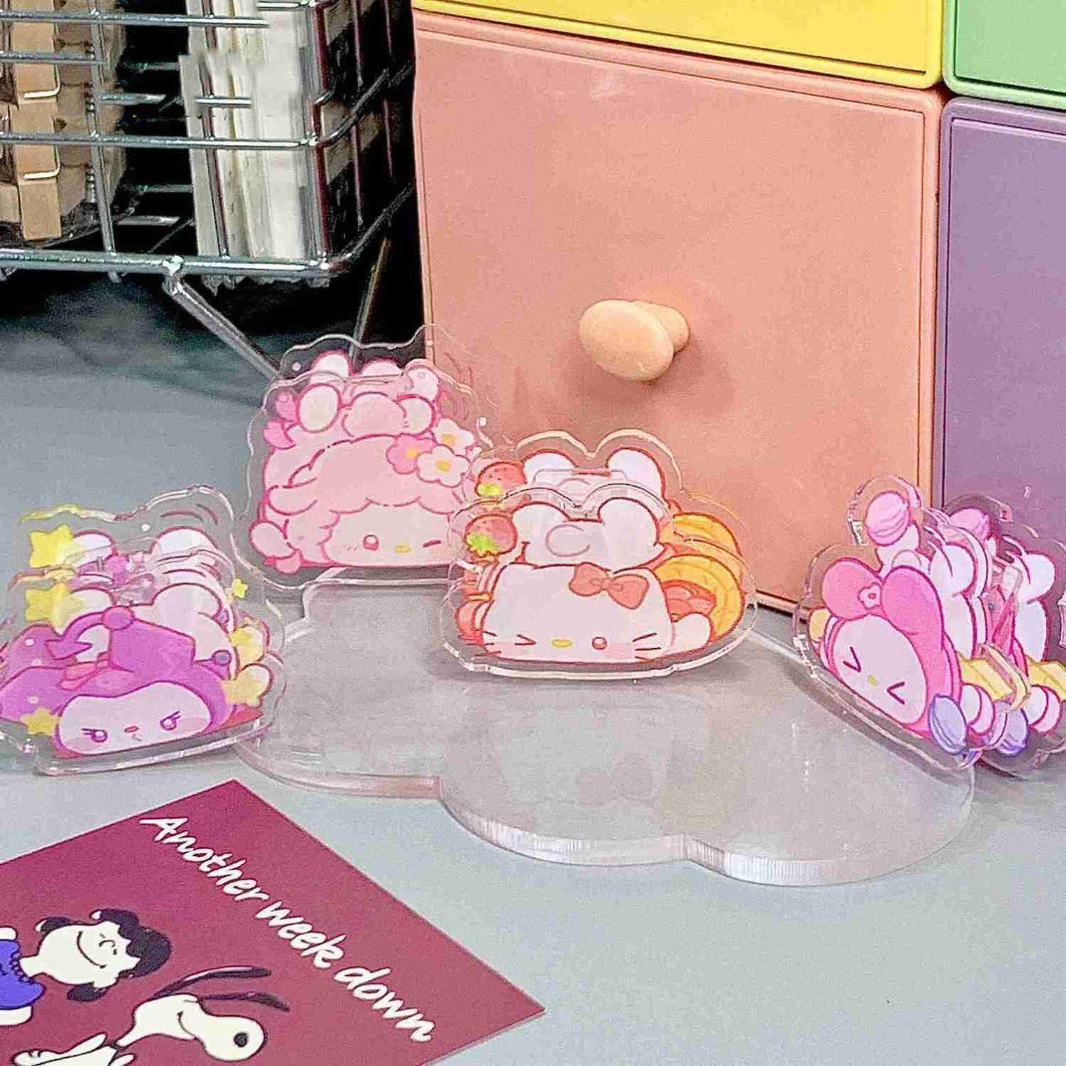 PP 클립 스타일 다기능 노트 클립 귀여운 여성용 하트 크리에이티브 클립 새로운 산리오 레슬링 시리즈