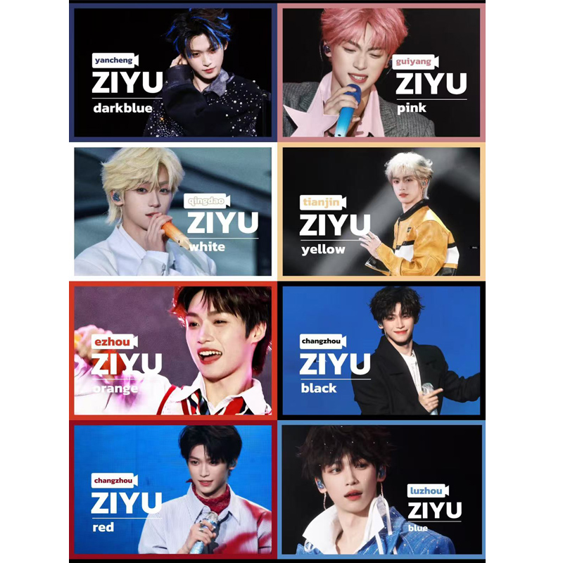 新款梓渝小卡ins风高颜值梓渝音乐节合集可爱高清小卡自制明信片