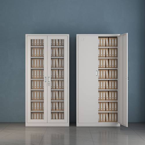 凭证柜档案柜财务记账通体双开门文件柜分层铁皮柜资料柜办公柜子