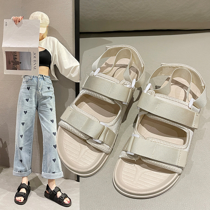 孕妇凉鞋夏季外穿女40一45大码女鞋2025新款脚宽脚胖41码拖鞋42