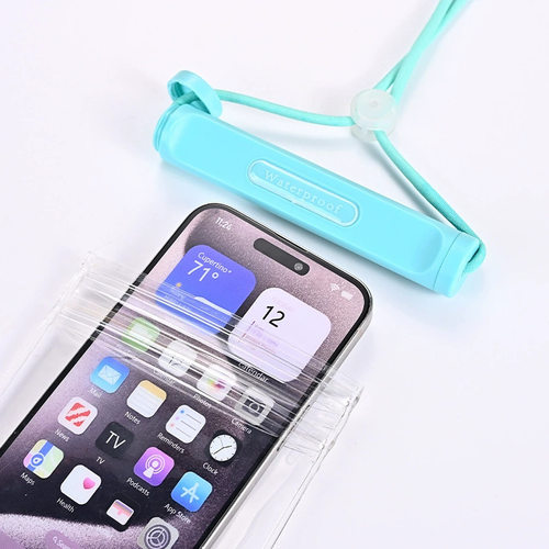 高透明手机袋三层加厚手机防水袋透明防水手机套外卖手机防水