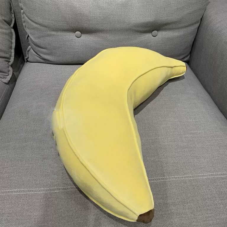 日式进口香蕉抱枕可爱玩偶日式舒柔抱枕创意香蕉状长条枕床头靠枕