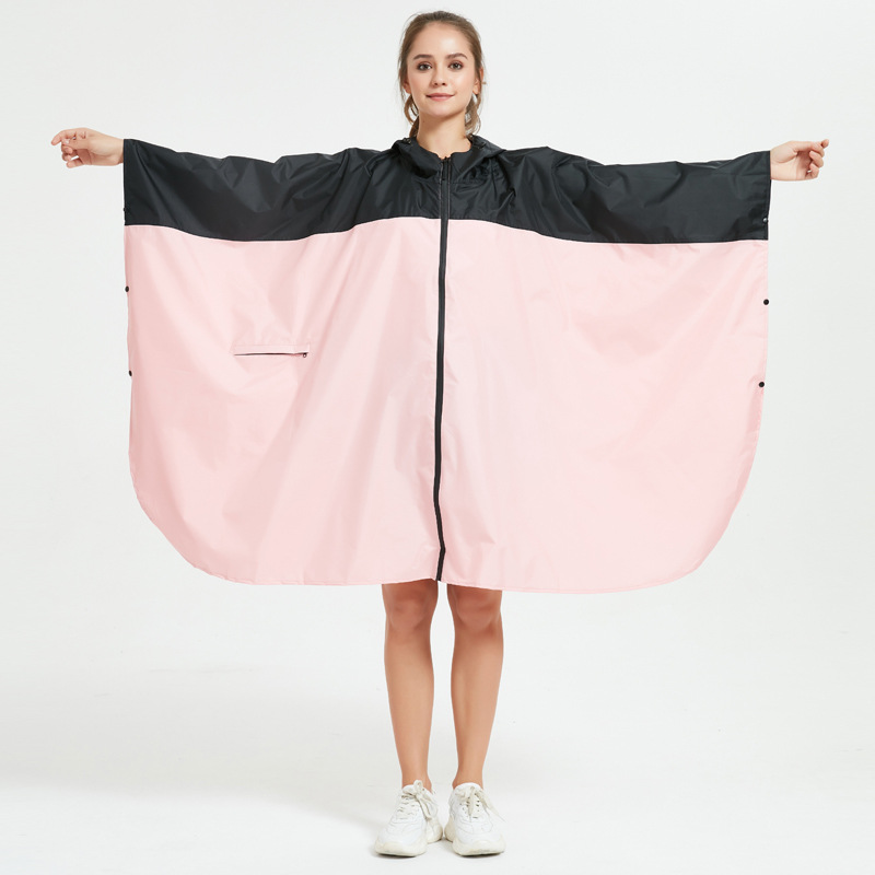 斗篷雨衣成人女时尚徒步单人雨衣K29