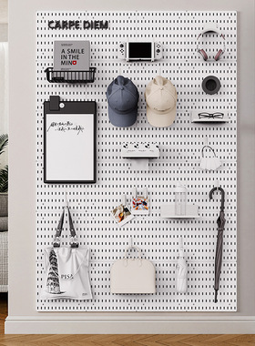 入户玄关钥匙收纳架摆件帽子雨伞首饰墙上收纳架整理架家居装饰品