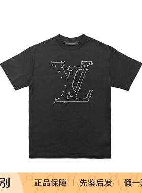 正品LouisVuitton刺绣圆领短袖