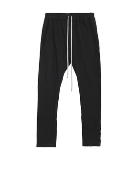 【现货】Rick Owens DRKSHDW Berlin黑色薄款直筒长裤RO男女