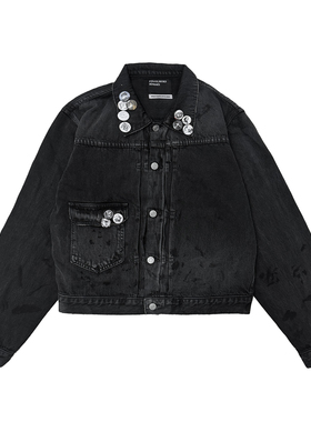 【现货】Enfants Riches DéprimésERD TypeVII徽章牛仔夹克外套