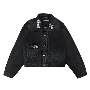 【现货】Enfants Riches DéprimésERD TypeVII徽章牛仔夹克外套