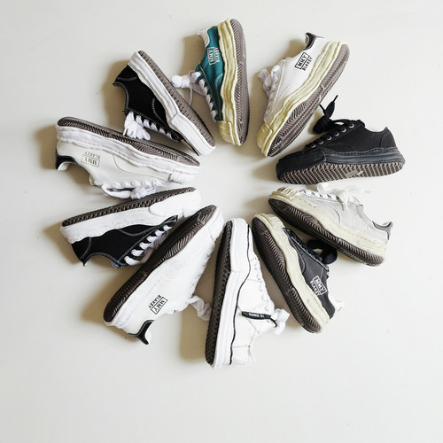 正品MIHARA三原康裕厚底溶解鞋