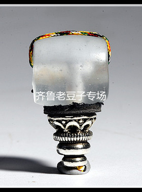 透明水晶佛塔老琉璃珠子