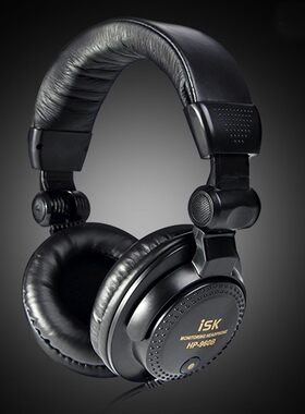 ISK HP-960B头戴式dj监听耳机hifi电脑手机声卡k歌yy主播耳麦3米