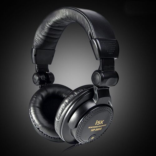 ISK HP-960B头戴式dj监听耳机hifi电脑手机声卡k歌yy主播耳麦3米