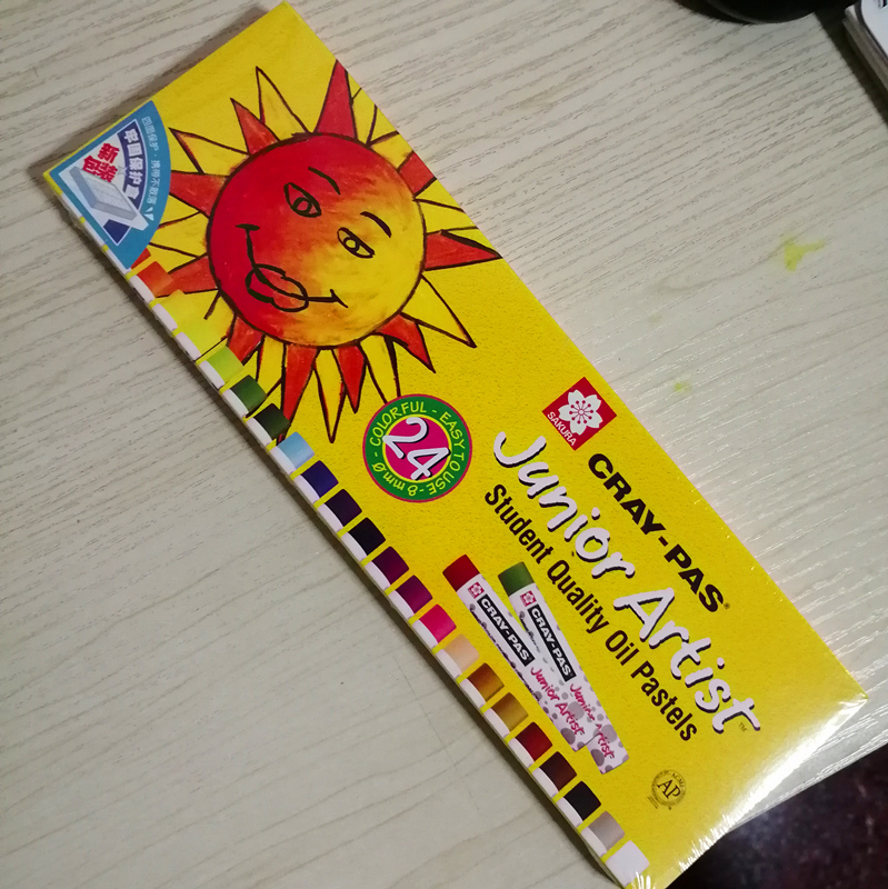 24色彩色儿童油画棒SAKURA/樱花