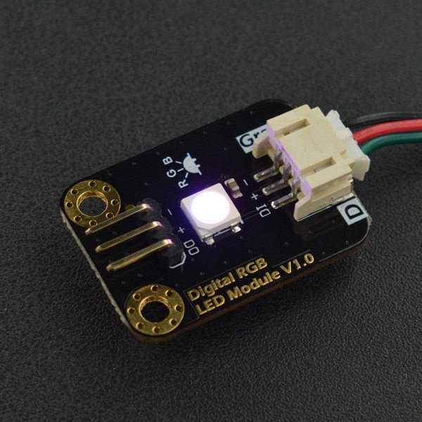 DFRobot 数字RGB全彩LED灯模块 可串行串联级联编程RGB灯 arduino