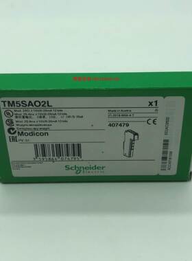 施耐德可编程控制器PLC模块 TM5SAO2L 模拟量输出 2路输出12位询